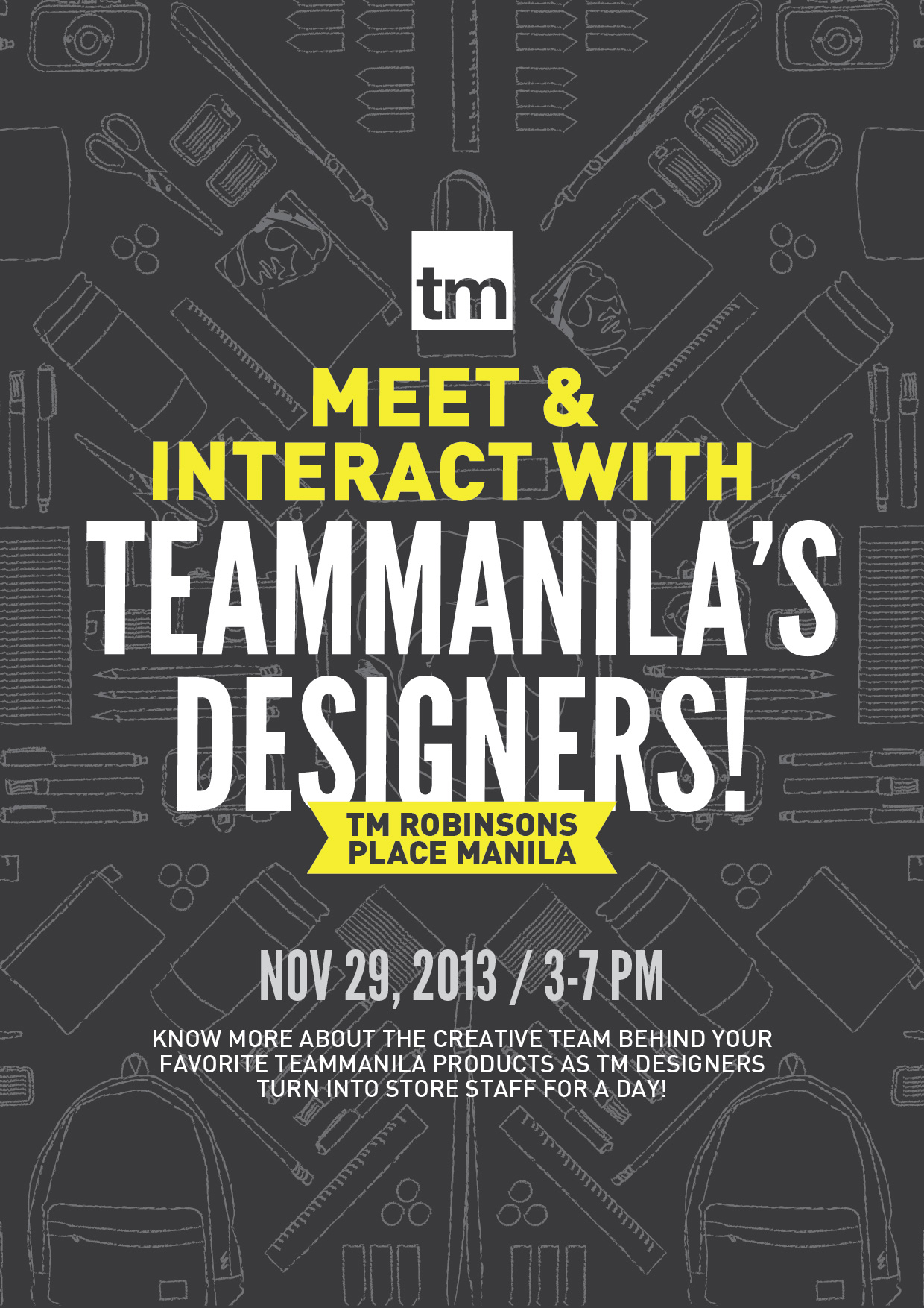 meet & interact with tm designers web ad-a4