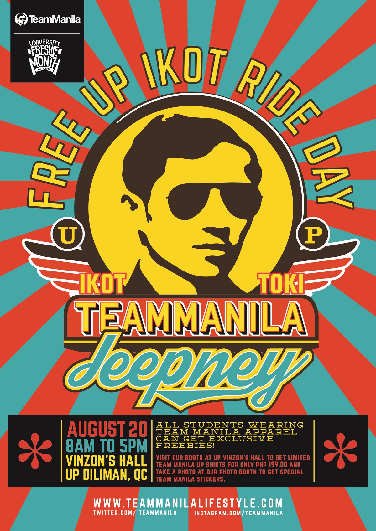 TEAM MANILA x UP Jeepney - announcement poster for FA-01