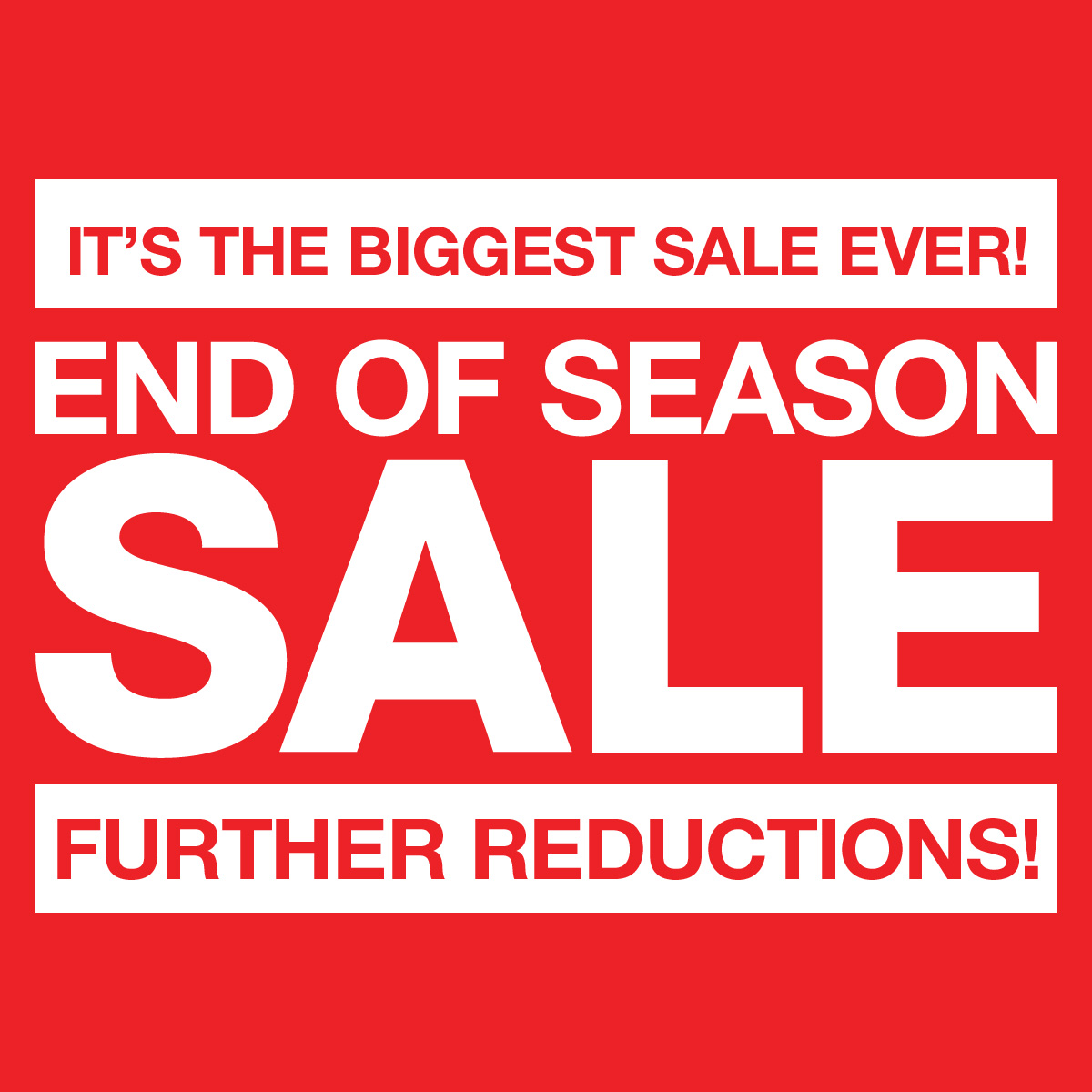 FURTHER REDUCTIONS SALE MATERIALS_IG