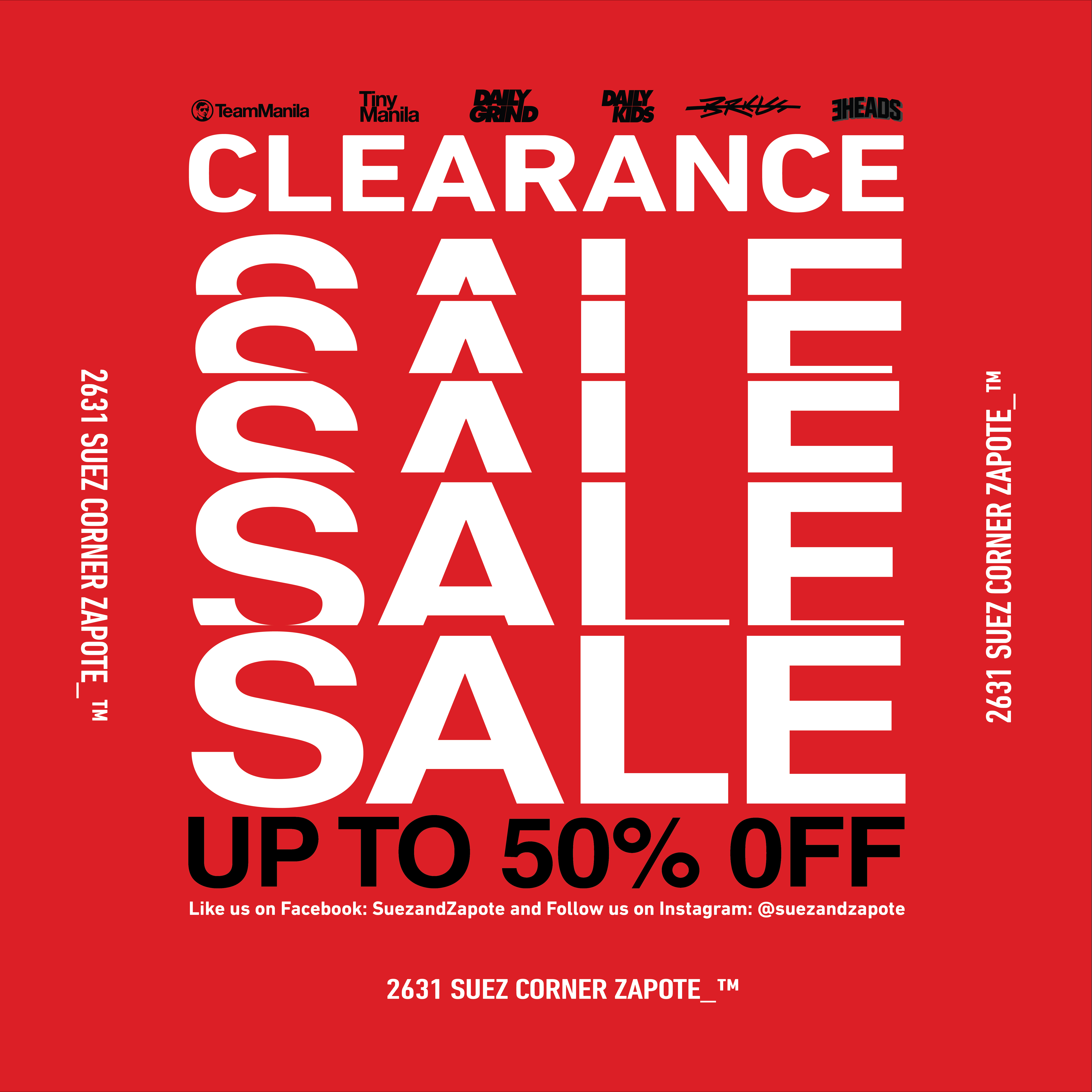 CLN - Don't miss out on our Clearance Sale! Get 50% off on